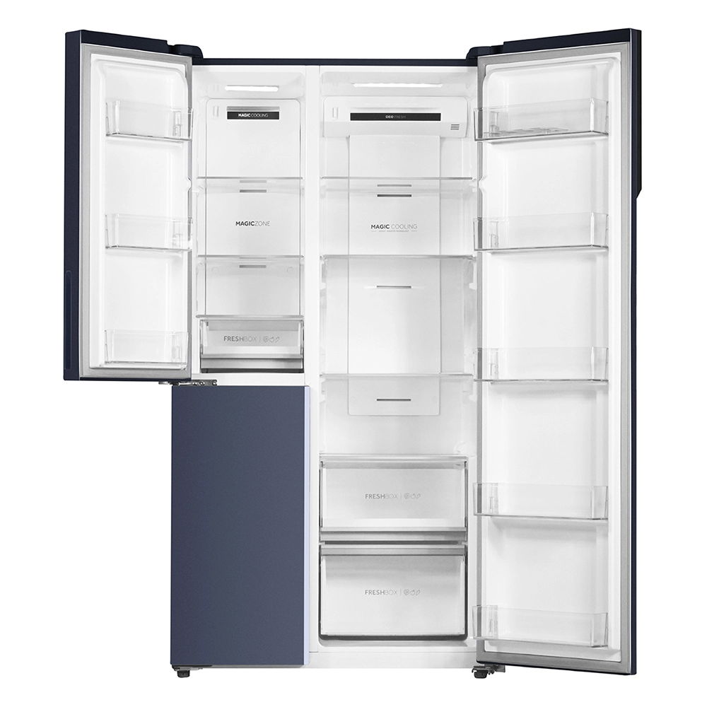 Haier  598 L 3 Door   convertible Side by Side  Refrigerator, Expert Inverter Technology , HRT-683GK